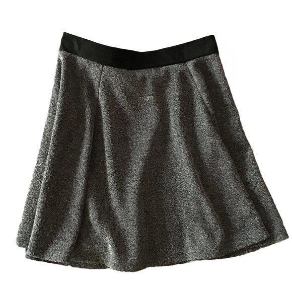 H&M Divided Black & White Skater Skirt Small - Picture 5 of 5